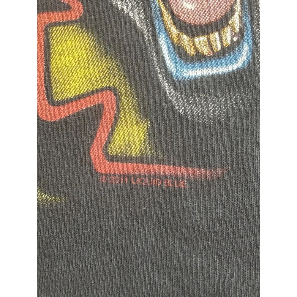 Liquid Blue Horror Clown Graphic Tee Mens 3XL Black 2011 Creepy Circus Shirt